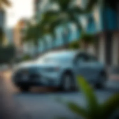 Chevrolet Malibu in Urban Miami Setting Chevrolet Malibu parked on a Miami street