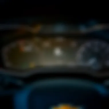 Performance Data of Chevrolet Malibu Performance metrics displayed on Chevrolet Malibu dashboard