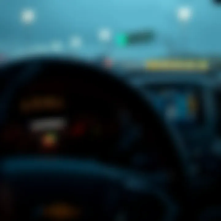 Close-up of the Chevy Silverado's advanced dashboard features