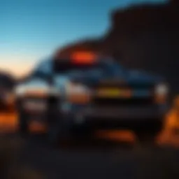 Chevy Silverado parked in a scenic Lubbock landscape