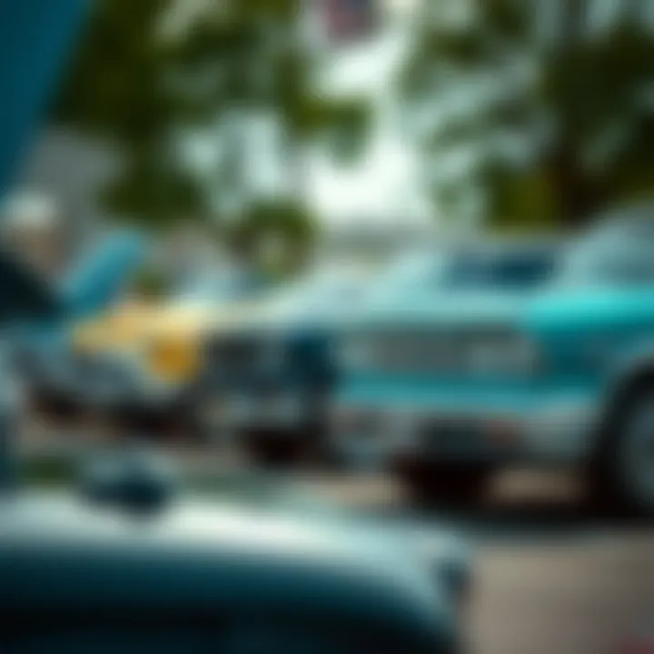 Buick Enthusiasts Gathering Buick enthusiasts at a local car show