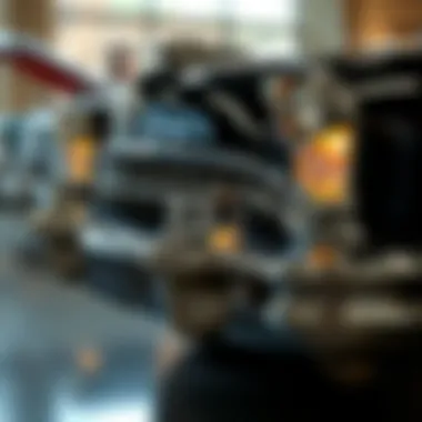 Elegantly Restored Buick Model Restored Buick model with gleaming finish