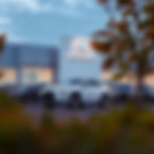 Lexus dealership exterior in Eugene