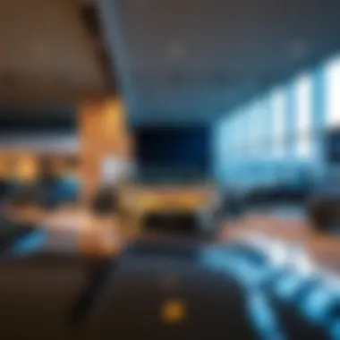 Luxurious interior of a Lexus dealership in Eugene Lexus dealership interior showcasing luxury