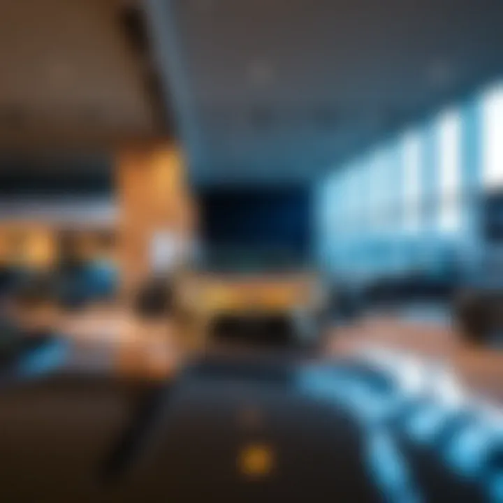 Luxurious interior of a Lexus dealership in Eugene Lexus dealership interior showcasing luxury