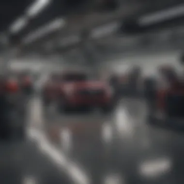Service department at Mataga Cadillac GMC