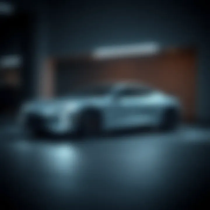 Modern Automotive Design Sleek car exterior showcasing modern design