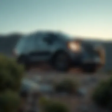 A dynamic shot of the 2021 Expedition V8 in action on a rugged terrain