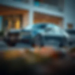 Elegant exterior design of the BMW 750 xi showcasing its aerodynamic lines and luxury appeal