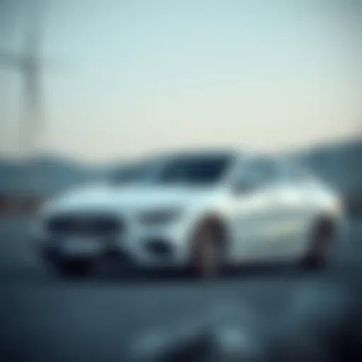 Sleek exterior design of the CLA 250 Hybrid showcasing modern aesthetics