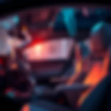 Interior features highlighting advanced technology and comfort