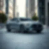 A sleek midsize sedan parked in an urban environment showcasing its modern design