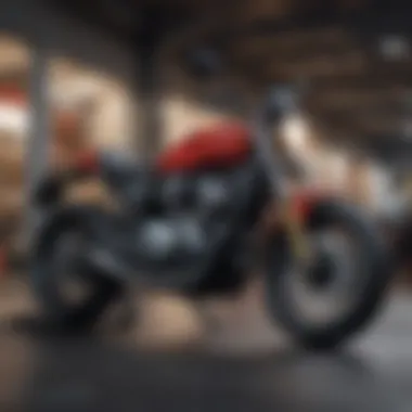 Digital platform showcasing motorcycle listings
