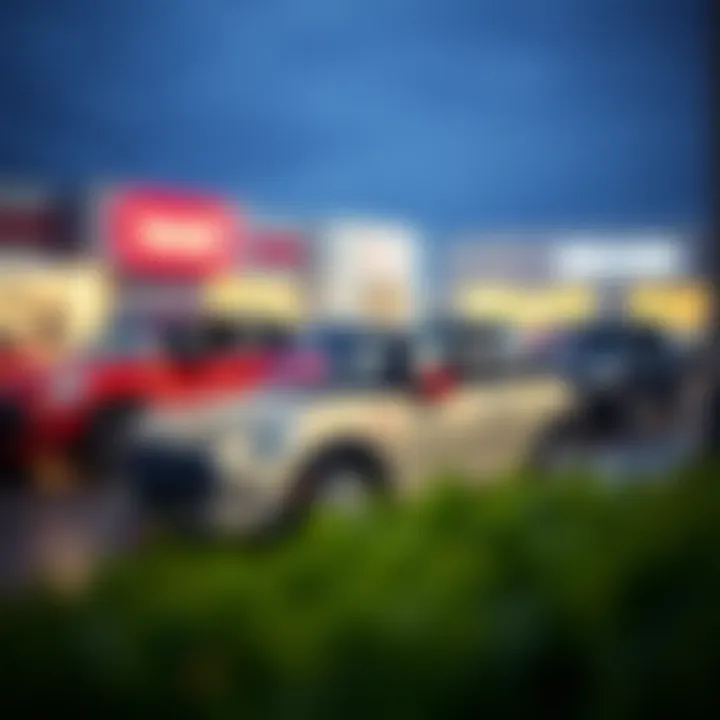 Local dealership showcasing a variety of Mini Cooper models