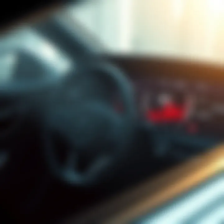 Dashboard highlighting the innovative features and infotainment system