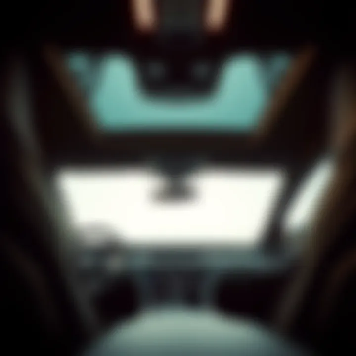 Interior view showcasing advanced technology and design