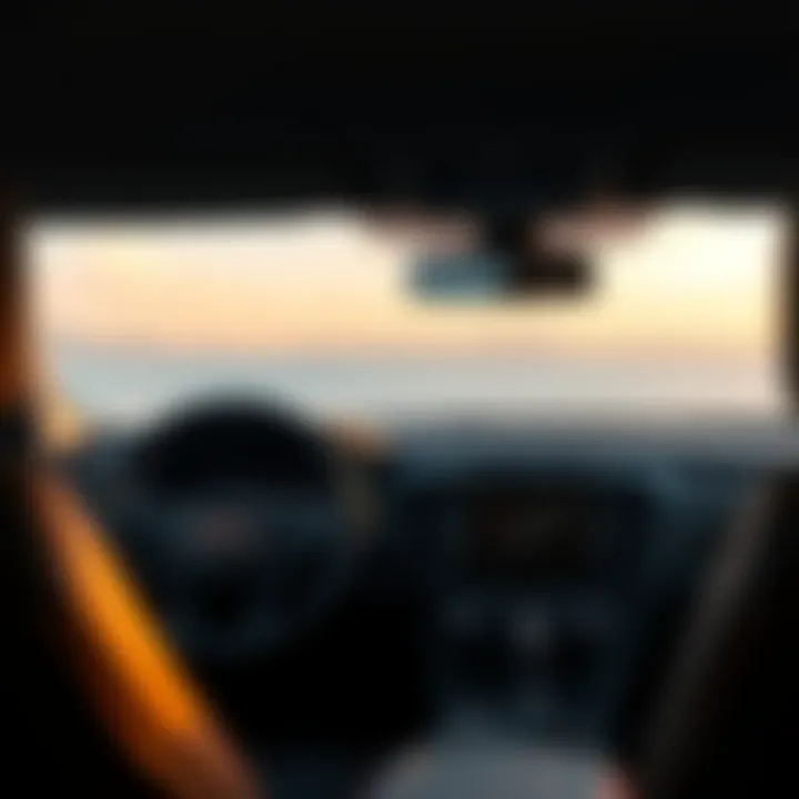 Interior dashboard of the GMC Terrain Denali featuring advanced technology and luxury finishes.