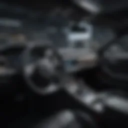 Innovative automotive interior showcasing modern design elements