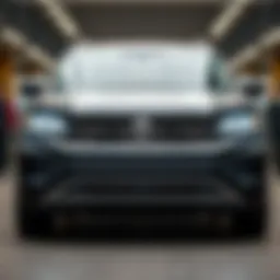 Volkswagen Atlas front view highlighting design