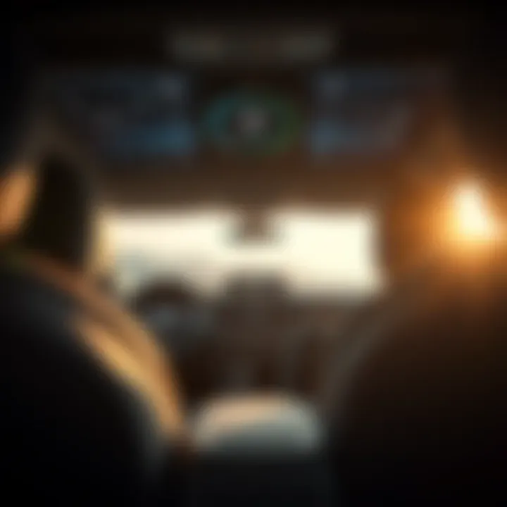 Interior of the Volkswagen Atlas showcasing technology