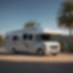 Exterior view of Zinger Lite RV showcasing its sleek design