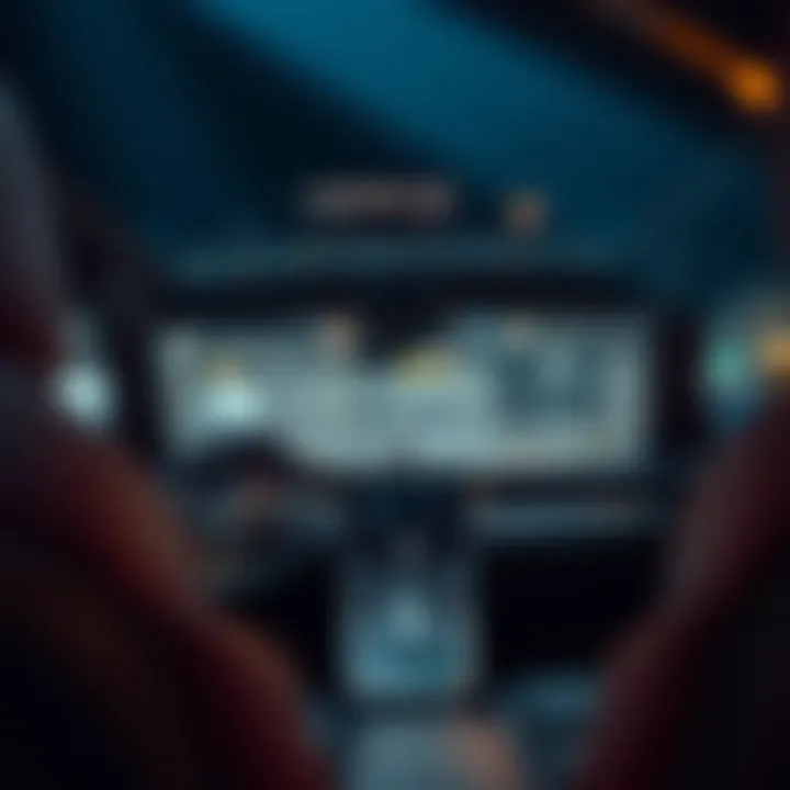 Interior of a used Porsche showcasing premium features