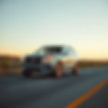 Volvo XC90 driving on scenic Texas roads