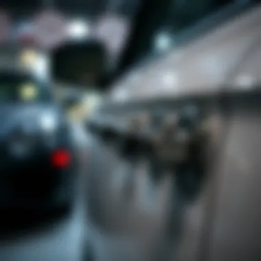 Diagram illustrating common issues with power door locks