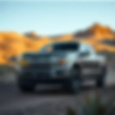 Ford Lariat SuperCab in Action on Rugged Terrain Ford Lariat SuperCab in action on rugged terrain