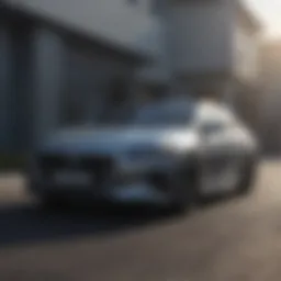 Exterior view of the Hyundai Sonata showcasing its sleek design