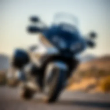 The sophisticated aesthetics of the 2016 BMW 1200 RT. Elegant design of the 2016 BMW 1200 RT