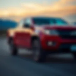 Exterior view showcasing the dynamic design of the Colorado Z71