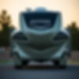 Exterior view of the 2017 Keystone Montana High Country showcasing its sleek design