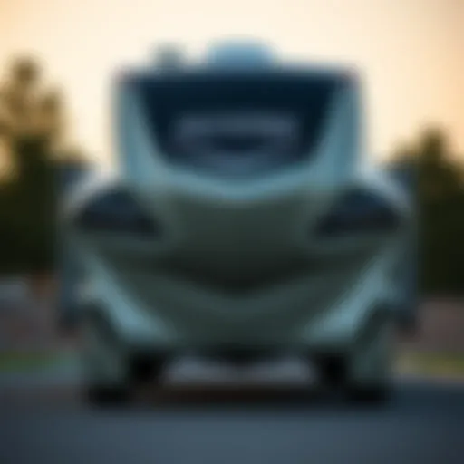 Exterior view of the 2017 Keystone Montana High Country showcasing its sleek design