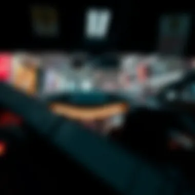 Inside view of a Lamborghini showcasing luxury features