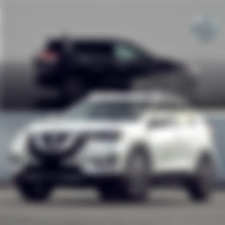 Comparison chart of Nissan Rogue 2016 against competitors