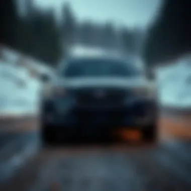 Exterior view of Subaru Outback showcasing its rugged design