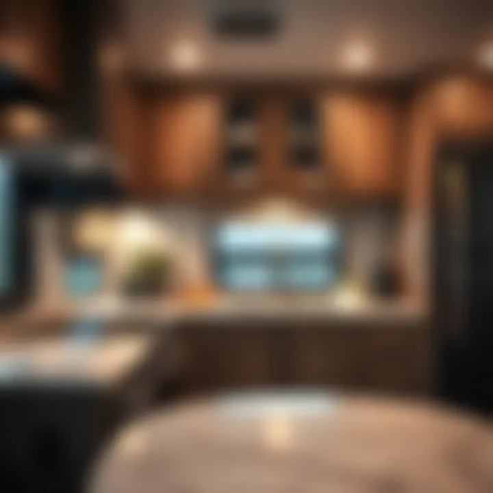 Modern Kitchen Features of the 2022 Puma 32BHFS Detail of the kitchen features in the Puma 32BHFS