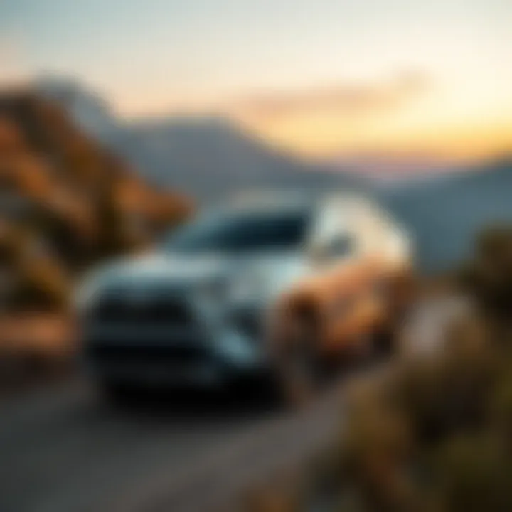 RAV4 Adventure in action on a scenic off-road trail