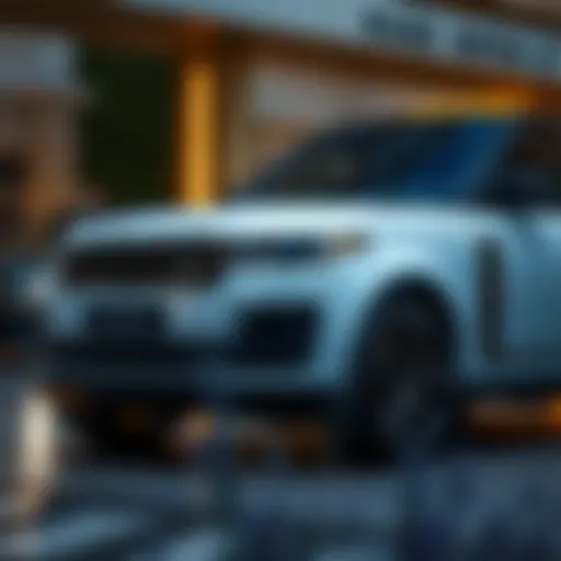 Luxurious Range Rover showcasing elegant design