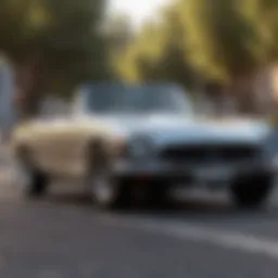 Front view of the SSR Convertible showcasing its sleek lines