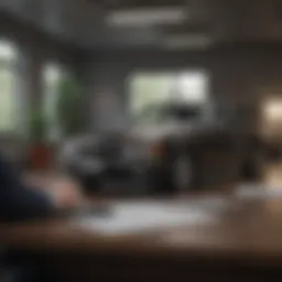 Elegant office setting with an attorney discussing LLC benefits