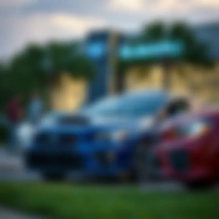 Community event sponsored by the Subaru dealership