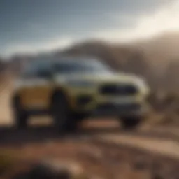 Diverse SUV models in a dealership