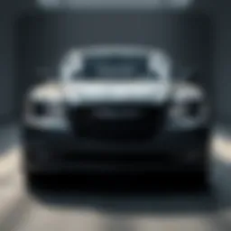 Sleek front view of the 2018 Chrysler 300 S V8 showcasing its design elegance