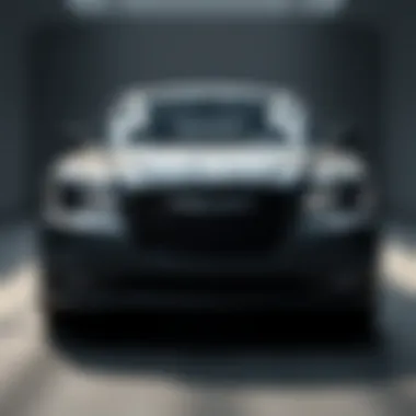 Sleek front view of the 2018 Chrysler 300 S V8 showcasing its design elegance