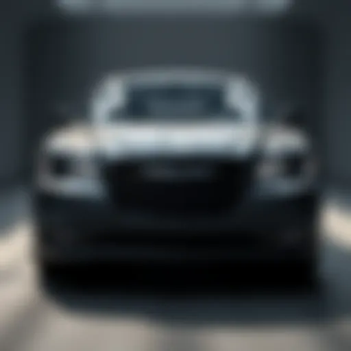 Sleek front view of the 2018 Chrysler 300 S V8 showcasing its design elegance