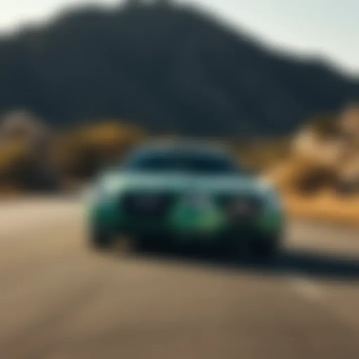 Dynamic action shot of the 2018 Chrysler 300 S V8 on the road, highlighting performance