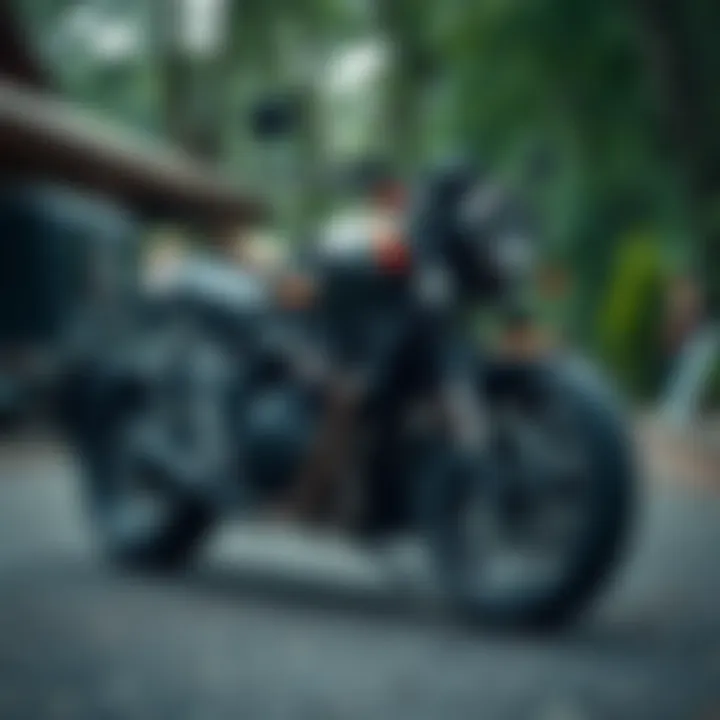 An artistic representation of the witchdoctor motorcycle concept