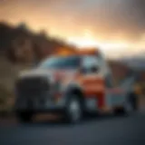 Tow truck with trailer showcasing design and functionality